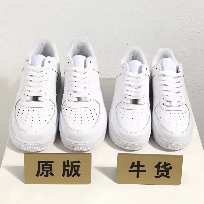 Air Force One AF1 Pure White Low-top Classic Wheat Color Nai Official Board Shoes Casual White Shoes Men's Shoes Women's Shoes aj1