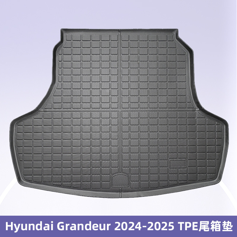 Aplicable a Hyundai Grandeur 2024 - 2025 TPE Foot Pads 3D All Weather Material Backpack Pad