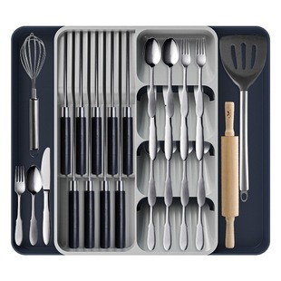 High temperature resistant kitchen new knife, fork and spoon tableware rack storage knife box retractable drawer knife, fork and spoon Knife holder