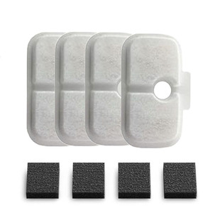 Hot Selling pet water dispenser filter element filter piece activated carbon ion resin filter cotton Direct Pet supplies filter element