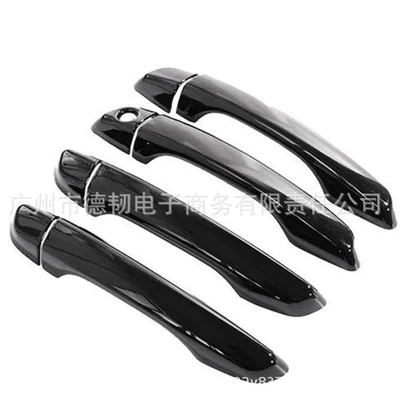 Suitable for 14-23 Citroen Citroen C4 bright black handle sticker Picasso door handle