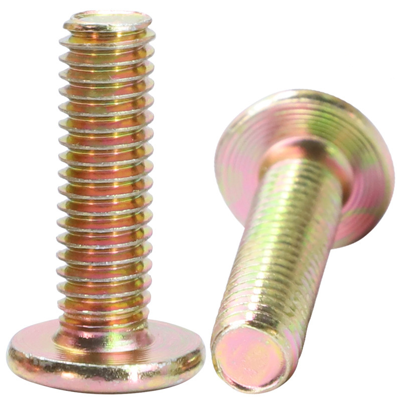 Iron plating zinc flat head inverted cross -side cross -edge screw flat -head furniture screw screw wholesale bolt M6m8 3