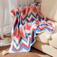 波西米亚沙发毯子办公室午睡空调毯民宿床尾搭毯装饰单人加厚毛毯