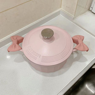 Cute bow silicone anti-scalding clip creative microwave oven oven heat insulation gloves enamel pot earmuffs