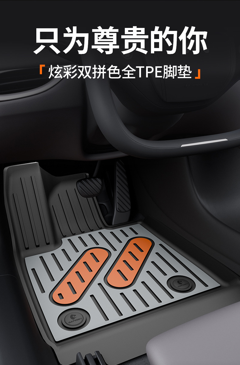 Suitable for Zhiji Ls9 Ls8 Ls6 L6 Special Vehicles, Colorful Tpe Car Floor Mats and Trunk Mats
