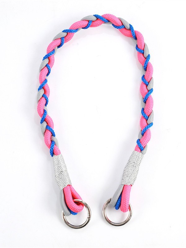 Woven blue straps