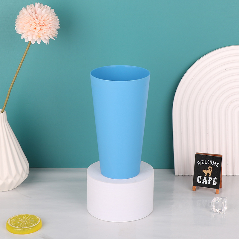 Amazon ventas transfronterizas calientes estudiantes de cuello blanco simple taza de lavado taza de cepillo de dientes taza portátil taza de mano mayorista