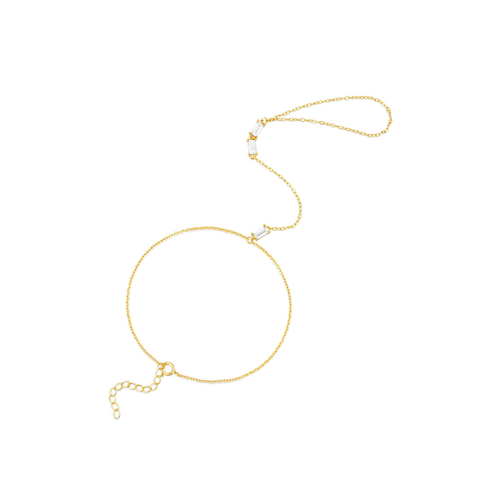 Inlay Design Simple Style, Shiny Style 925 Sterling Silver Bracelets Simple Style Shiny