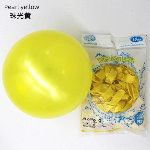 10 pulgadas amarillo nacarado