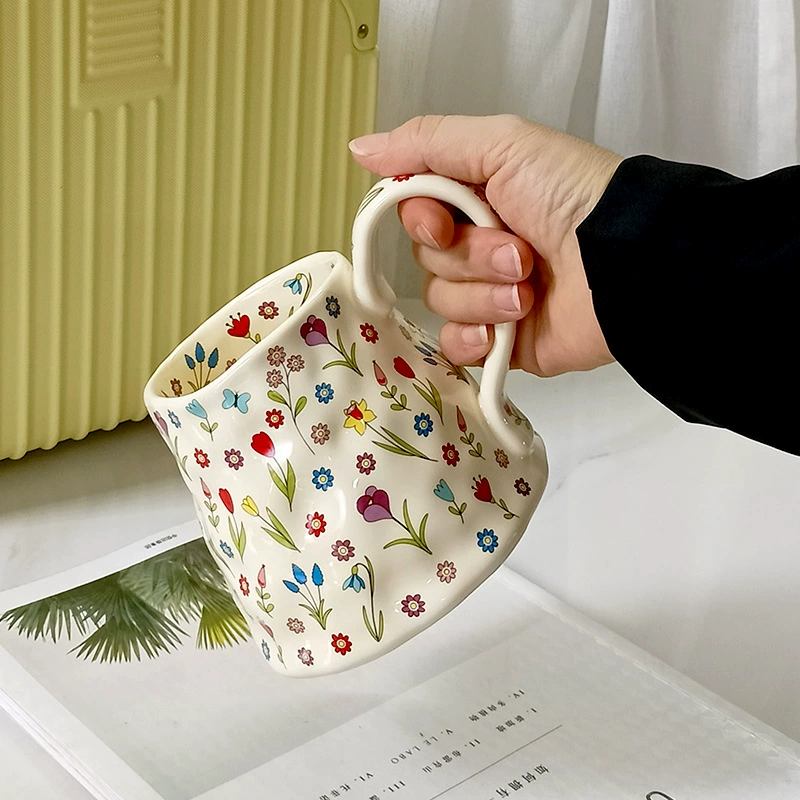 Кружка Mug, премиальная легкая керамическая чашка cartoon с большой емкостью, 400/600 мл, опция подарочной коробки