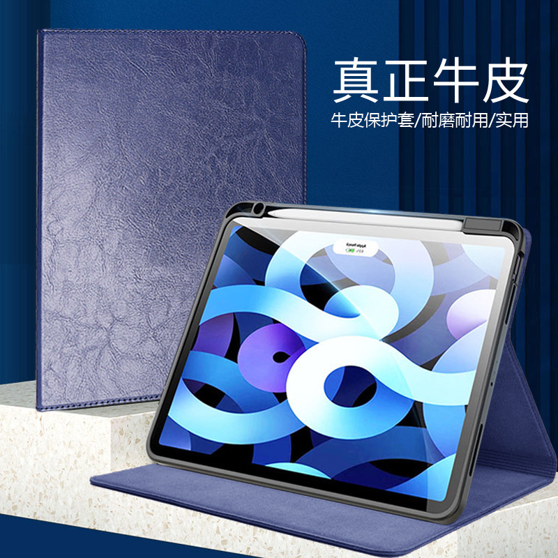 Apple Ipad 10 generation 2022 pro 11 leather protective case air4 10.9 12.9 leather case mini6 belt