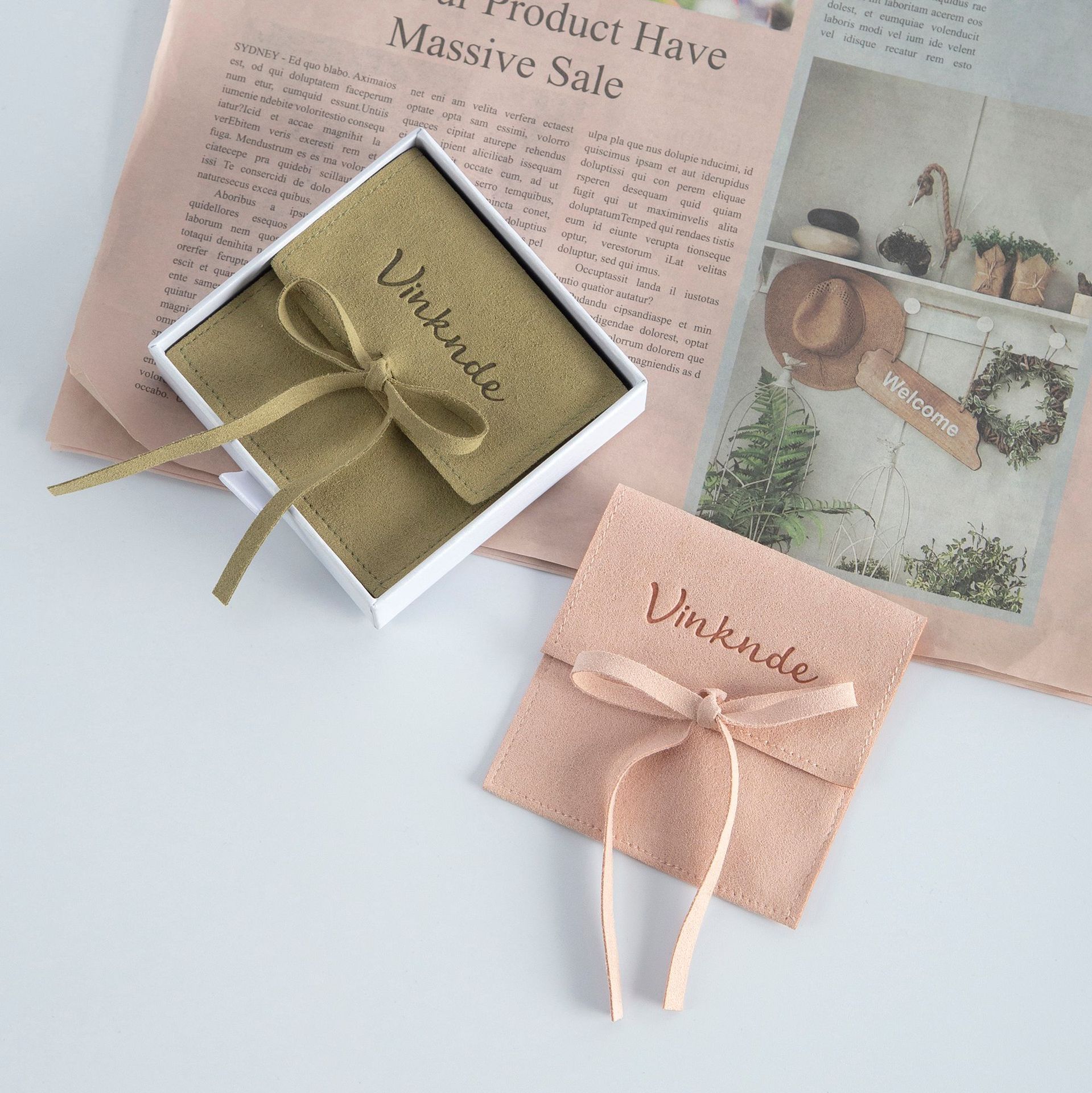 Holiday, Daily Occasion 1 Piece Cloth Basic Simple Style Holiday Daily Solid Color Jewelry Packaging Bags