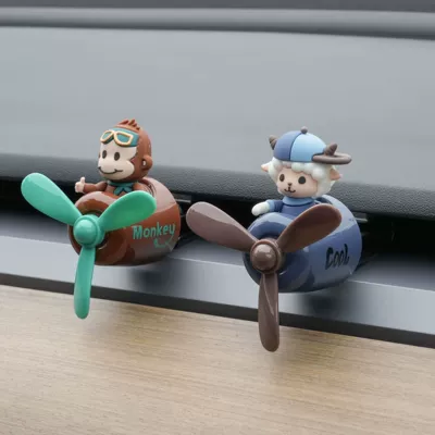 Ornament Cartoon Pilot Car — Car Perfume Aromatherapy