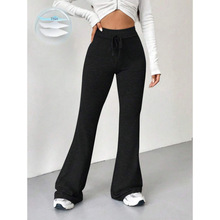 G 24311 Women's High Waist Flare Pants Ůʿ�������΢����