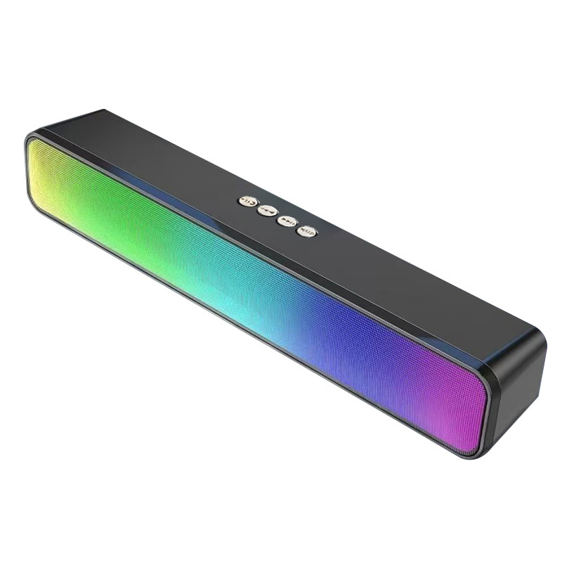 [Audio envolvente panorámico] sonido y luz juegos de deportes electrónicos altavoces de barra larga RGB iluminación fresca sonido de escritorio M8