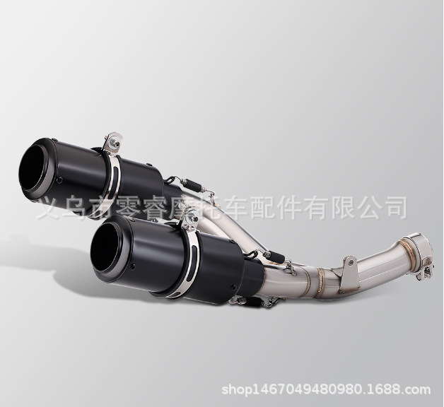 Motorcycle Exhaust Pipe Modification Crf450R Exhaust Pipe Tail Section Set Off-Road Exhaust Pipe 2015-2020