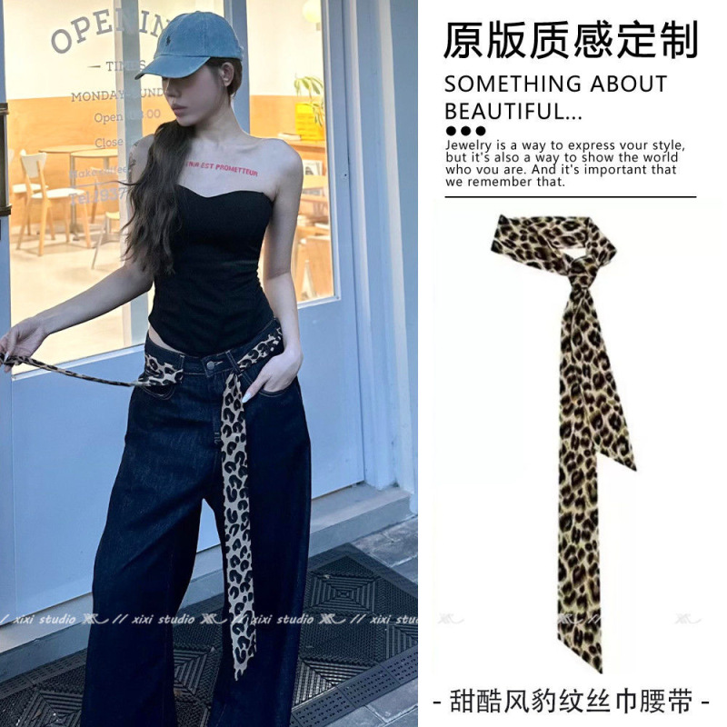韩系慵懒风波点丝巾女2025新款复古高级感气质百搭发带设计感配饰|undefined