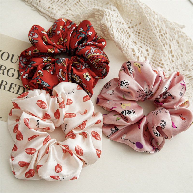 Simple Style Solid Color Cloth Hair Tie 1 Piece display picture 2