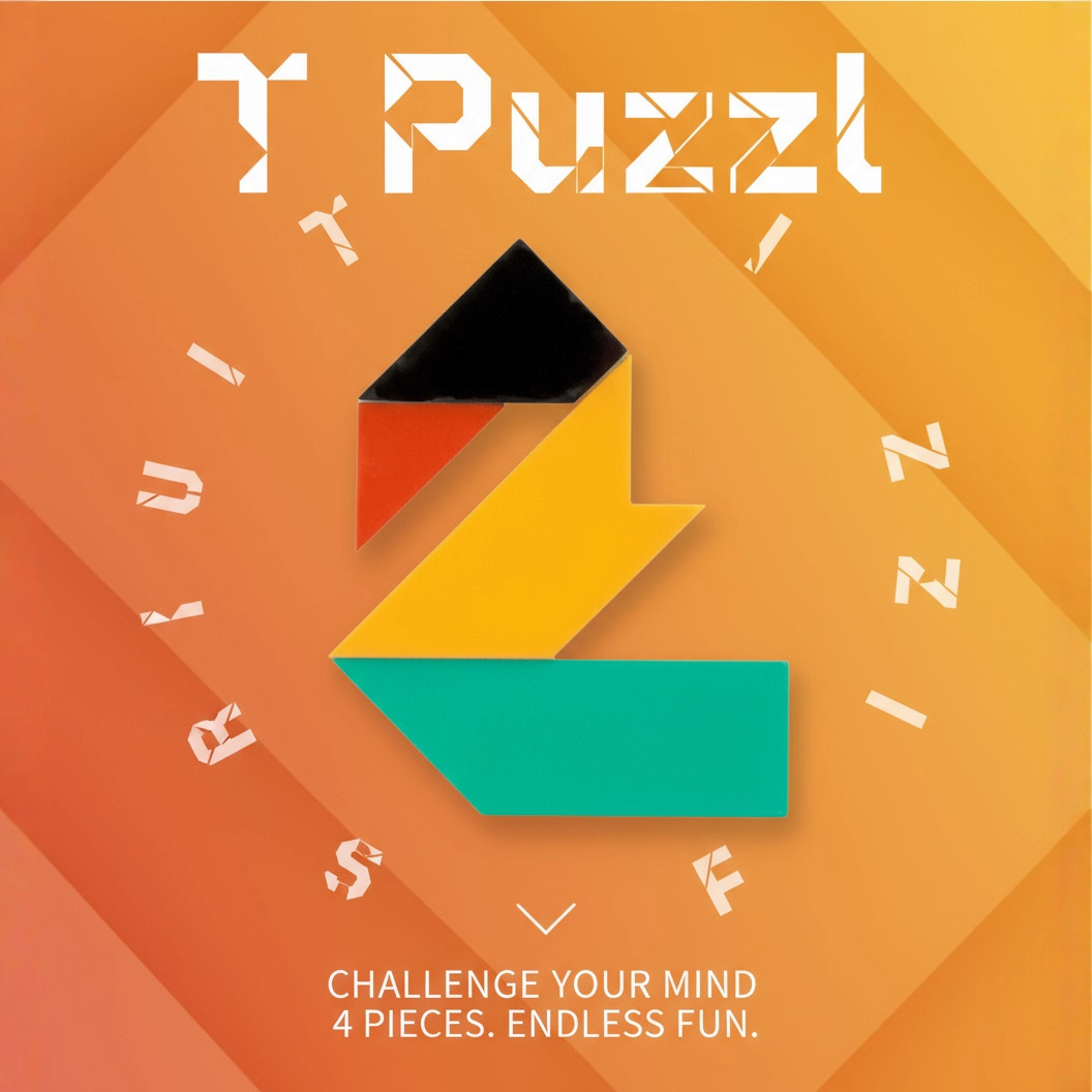 T-Shaped Puzzle Decryption Brain-Burning Puzzle Puzzle Toy Birthday Gift Logical Thinking Training Board Game