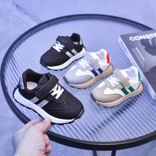 Children's Shoes 2025 New Autum Boys' Leather Running Shoes Girls' Sneakers Casual Shoes Small and Medium-Sized Kidsren's Sports Shoes