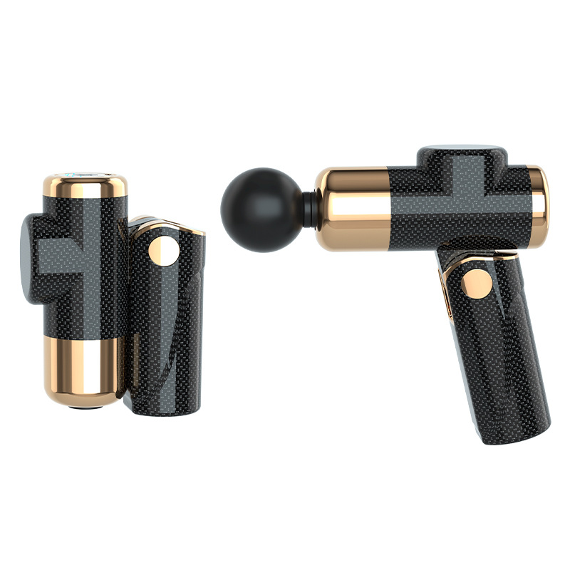Personalizada pistola de fascia transfronteriza masaje de relajación muscular caliente y frío vibración inteligente de velocidad variable pistola eléctrica estiramiento de costillas image 7