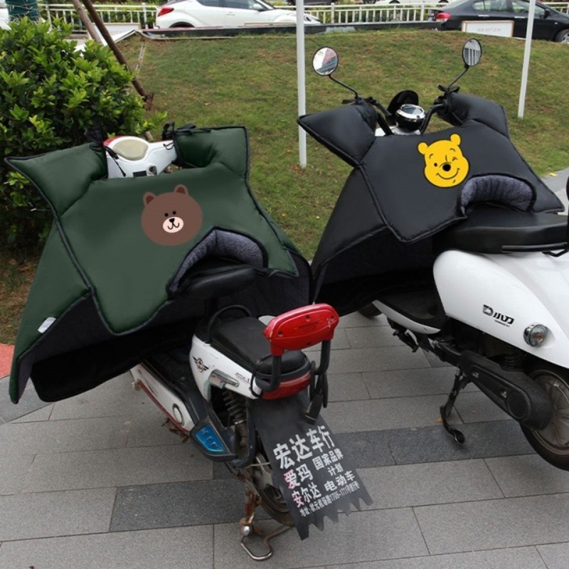 a storage battery car shelter from the wind Electric vehicle new pattern Plush thickening small-scale Windshield winter waterproof motorcycle Windshield