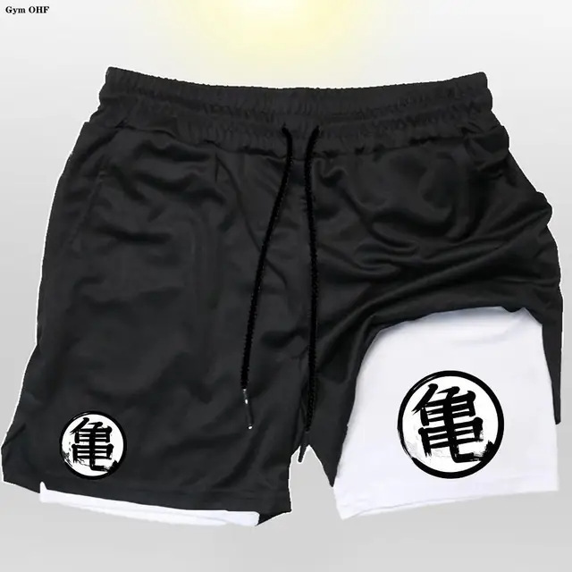 2025 Cross-Border Trendy Summer Printed Double-Layer Two-In-One Men's Basketball Running Casual Home Sports Shorts 2025 Cross-Border Trendy Summer Printed Double-Layer Two-In-One Men's Basketball Running Casual Home Sports Shorts