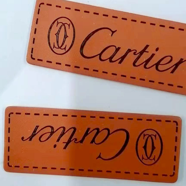 现货订做皮标 小皮标 pu变色皮标 太空压标 激光标等