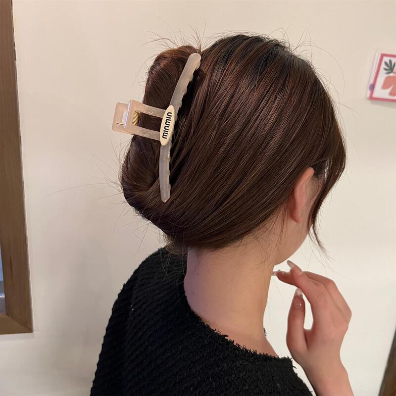 韩系可爱卡通蝴蝶结发夹女后脑勺盘发抓夹大号高级感百搭发卡发饰|undefined