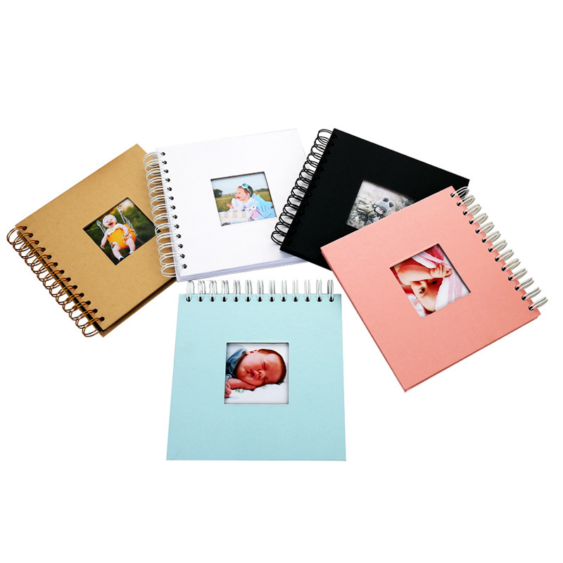 Baby growth photo album 6 inch mini diy record card book birthday full moon party travel photo scrapbook