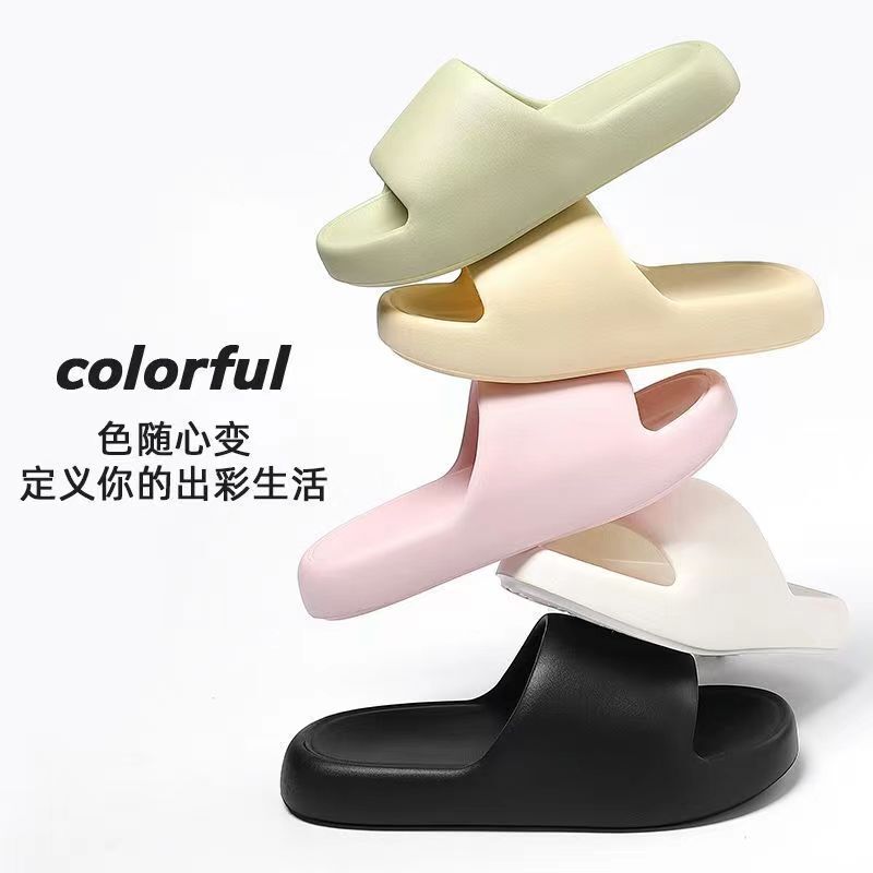 2025 deodorant indoor 3.0 thick bottom shit feeling eva slippers women summer cute non-slip outdoor drag factory wholesale