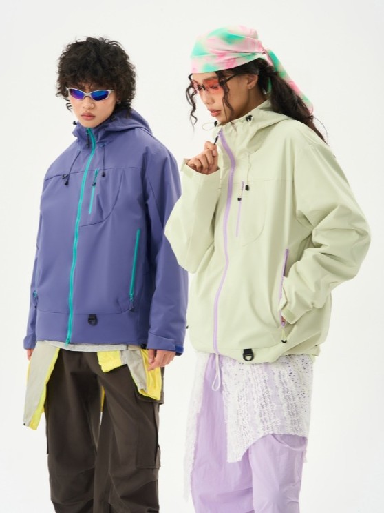 Travel demi-season jacket, climbing windproof waterproof hoody