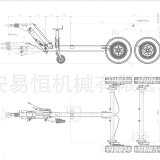 订制北京移动电站移动空压机组移动应急装备挂车底盘