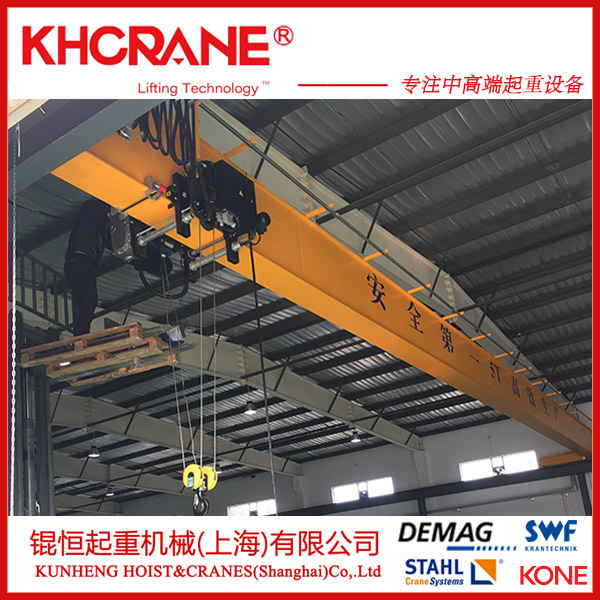 厂家直销1吨欧式LDA型电动桥式单梁起重机行车天车