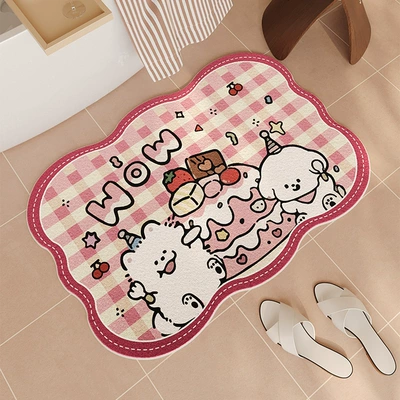 Avtomobil döşəmə paspasları — Style Imitation Cashmere Foot Pads - dog-celebration-4060cm-imitation-cashmere