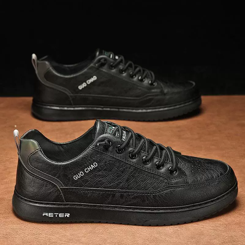 Один педаль мужская обувь весна 2024 новый пилот повседневная маленькая белая обувь мужская легкая мягкая подошва спортивная плоская обувь