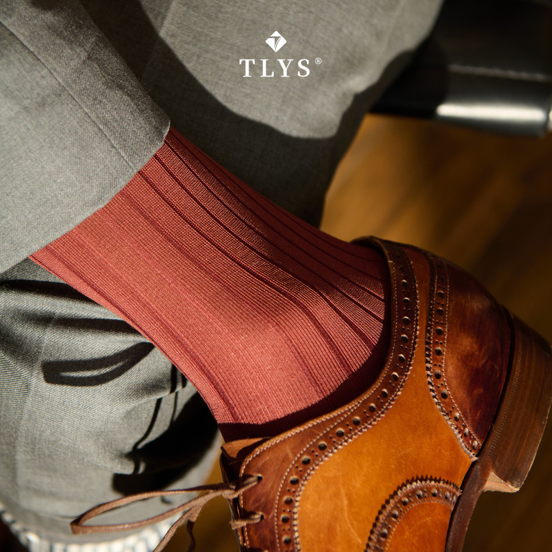 Customized Men's Luxury Solid Color Dress Socks with a Secure Fit and All-Day Style, Designed for Men's Business Attire Customized Men's Luxury Solid Color Dress Socks with a Secure Fit and All-Day Style, Designed for Men's Business Attire