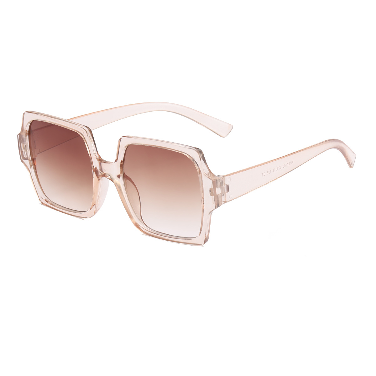 2022 nueva moda europea y americana gafas de sol cuadradas gafas de sol de calle de color jalea ins gafas de sol de tendencia transfronteriza