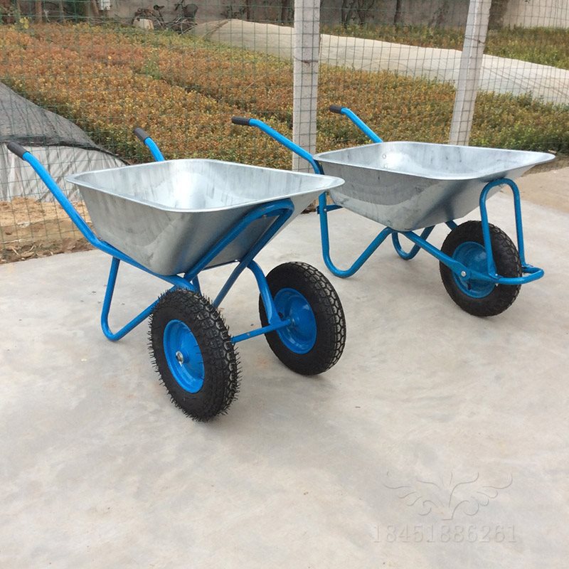 One-Wheeled Trolley Construction Site Agricultural Sand and Soil Construction Dump Truck Garbage Handling Garden Manual Two-Wheeled Trolley Free Shipping
