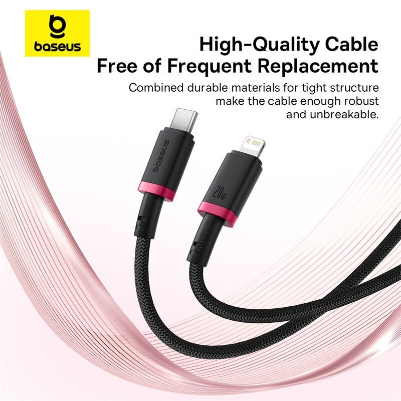Beisi 20W Fast Charging Mobile Phone Data Cable Applicable to Apple 12/13 Flash Charging iPhone15/14 Braided Charging Cable