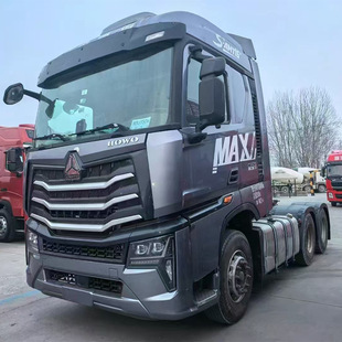 Export Supply of Howo Max Heavy-Duty Trucks, 90% New Sinotruk Howo Semi-Trailer Tractor Heads Available for Installment Payment