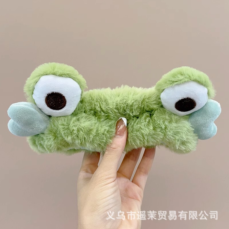 曲奇饼干洗脸发箍女2025新款毛绒压发头箍可爱发卡子防滑发捆头饰|undefined