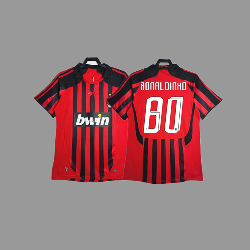 ACレトロユニフォームサッカー服マルティーニパトインザジシェフチェンコガトゥソネスタユニフォーム|undefined
