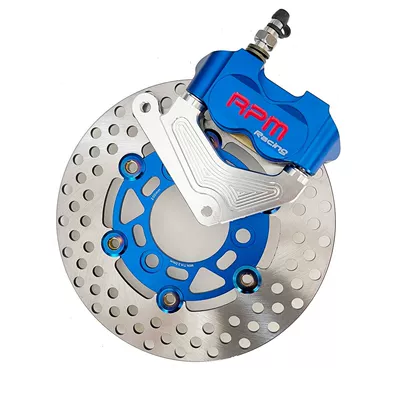 RPM Low-Radiation Caliper Set Other brake systems - blue-set-calipers-adapter-brake-disc