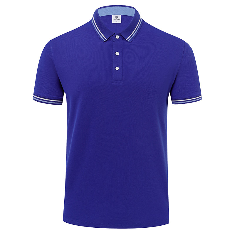 Verano versátil adelgazante antiarrugas resistente al desgaste refrescante color transpirable equipo de trabajo ropa de manga corta solapa Polo personalización