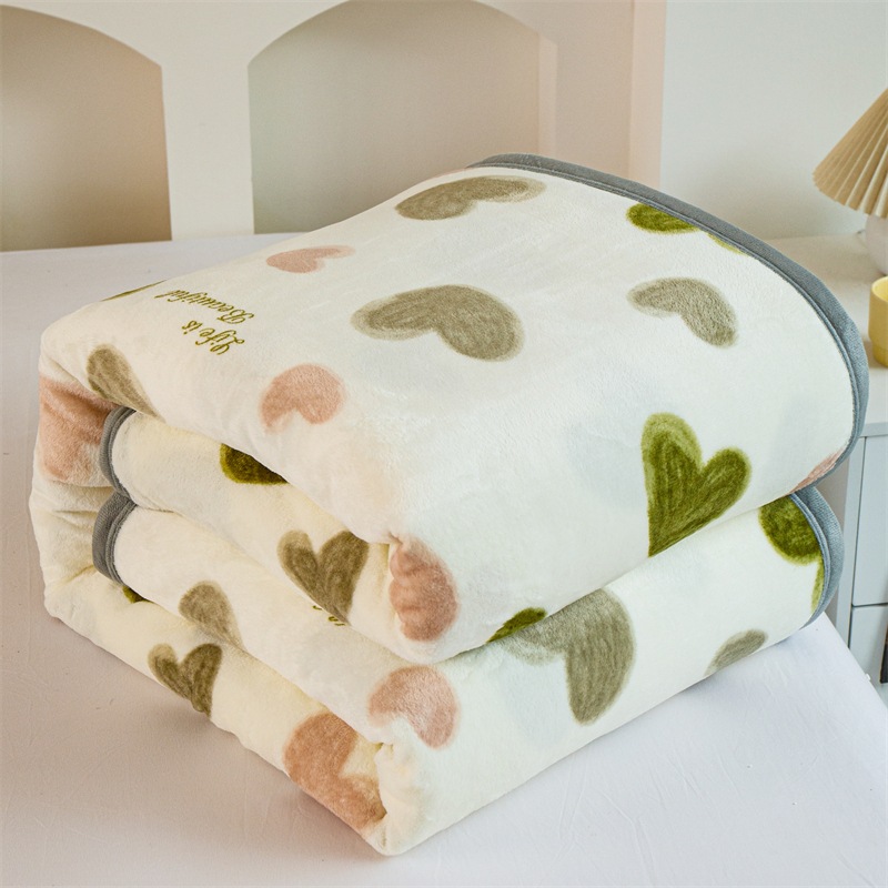 Nórdico flange mantas de peluche doble cara gruesa animación cuatro estaciones mantas de sofá general mantas de siesta mantas de piel