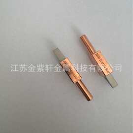 贵金属工厂铜镶钼电极 紫铜镶钼合金电极 焊接等离子用铜镶钨电极