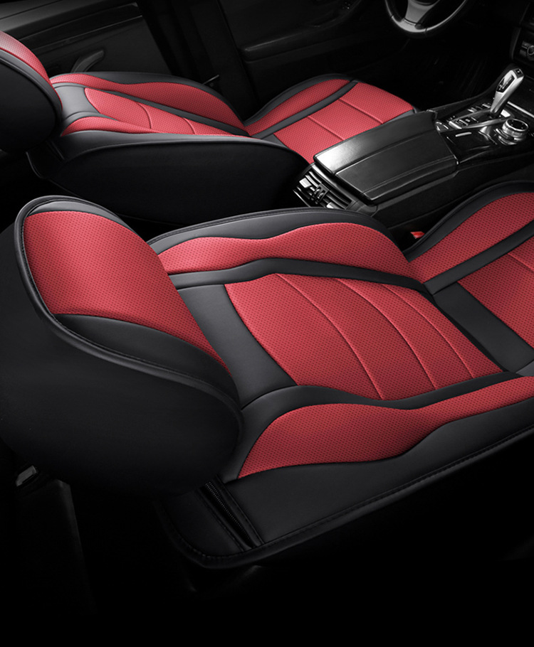 2025 New Ponytail All-Inclusive Full Leather Car Seat Cushion Four-Season Universal Car Seat Cover Source Factory Wholesale