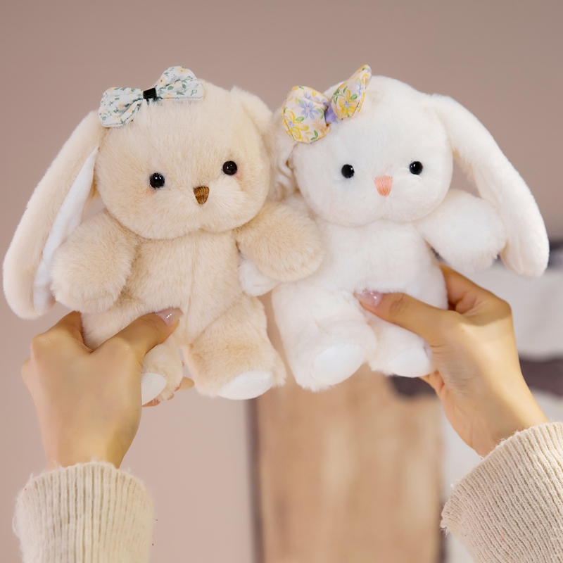 Muñecas de conejo de peluche, muñecas de conejo de peluche, juguetes de peluche, juguetes para niños, muñecas de cama.