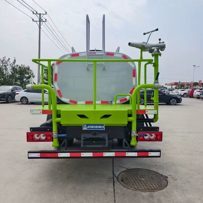 Road Maintenance Vehicle with Front Spray and Rear Spray, High-Pressure Washing, Construction Site Greening Water Storage Tank, Small Fog Cannon Spraying Water Truck (Suvarma maşınları)